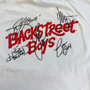 J- Vintage '98 Backstreet Boys Picture Graphic Winterland Tag Tee - XL