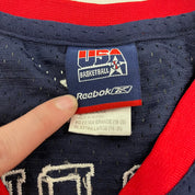 F- Vintage Team USA Basketball Stephon Marbury Reebok Basketball Jersey