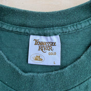 J- Vintage '97 Looney Tunes St Patrick's Day Text & Graphic Made In USA Single Stitch Tee - L