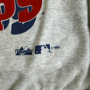 Vintage '93 Philadelphia Phillies MLB Majestic National League Champions Graphic Made In USA Crewneck - XL