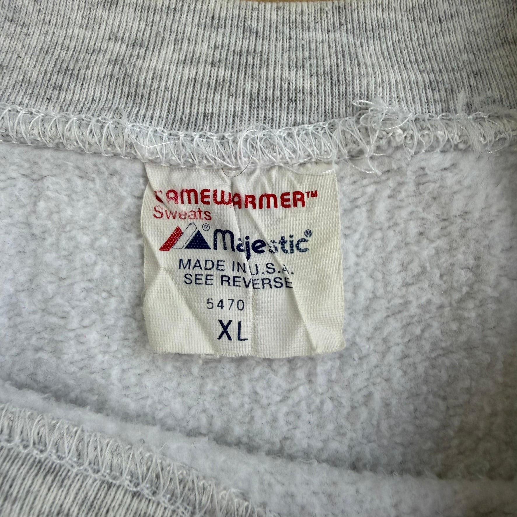 Vintage '93 Philadelphia Phillies MLB Majestic National League Champions Graphic Made In USA Crewneck - XL