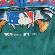 Vintage '93 Toronto Blue Jays MLB World Champions Graphic Made In USA Crewneck - M