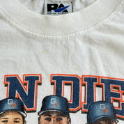 J- Vintage '98 San Diego Padres MLB League Champs Cartoon Tee - XL