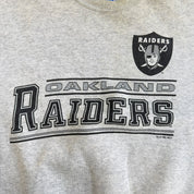 Vintage '95 Oakland Raiders NFL Salem Sportswear Graphic Logo Crewneck - L
