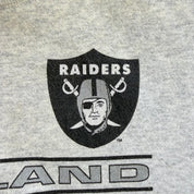 Vintage '95 Oakland Raiders NFL Salem Sportswear Graphic Logo Crewneck - L