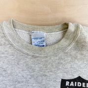 Vintage '95 Oakland Raiders NFL Salem Sportswear Graphic Logo Crewneck - L