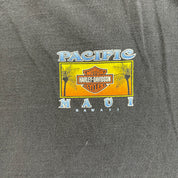 J- Vintage '99 Harley Davidson Maui Hawaii Made In USA Graphic Tee - L
