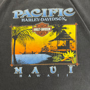 J- Vintage '99 Harley Davidson Maui Hawaii Made In USA Graphic Tee - L