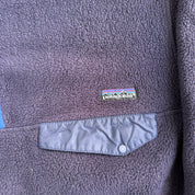 Vintage 90s Patagonia Synchilla Made In USA Navy Polar Fleece - L
