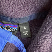 Vintage 90s Patagonia Synchilla Made In USA Navy Polar Fleece - L