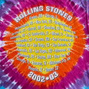 J- Vintage '02 The Rolling Stones Tour Graphic Tie Dye Tee - L