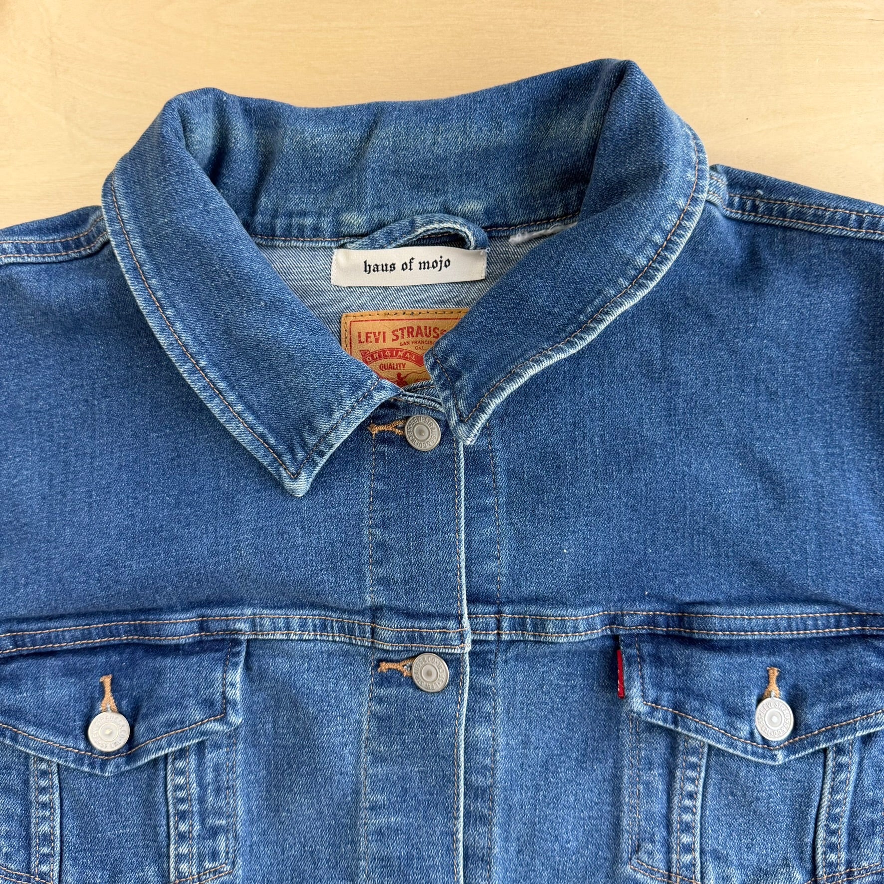 HOM Iron Maiden The Trooper Levi's Reworked Denim Jacket - 3XL