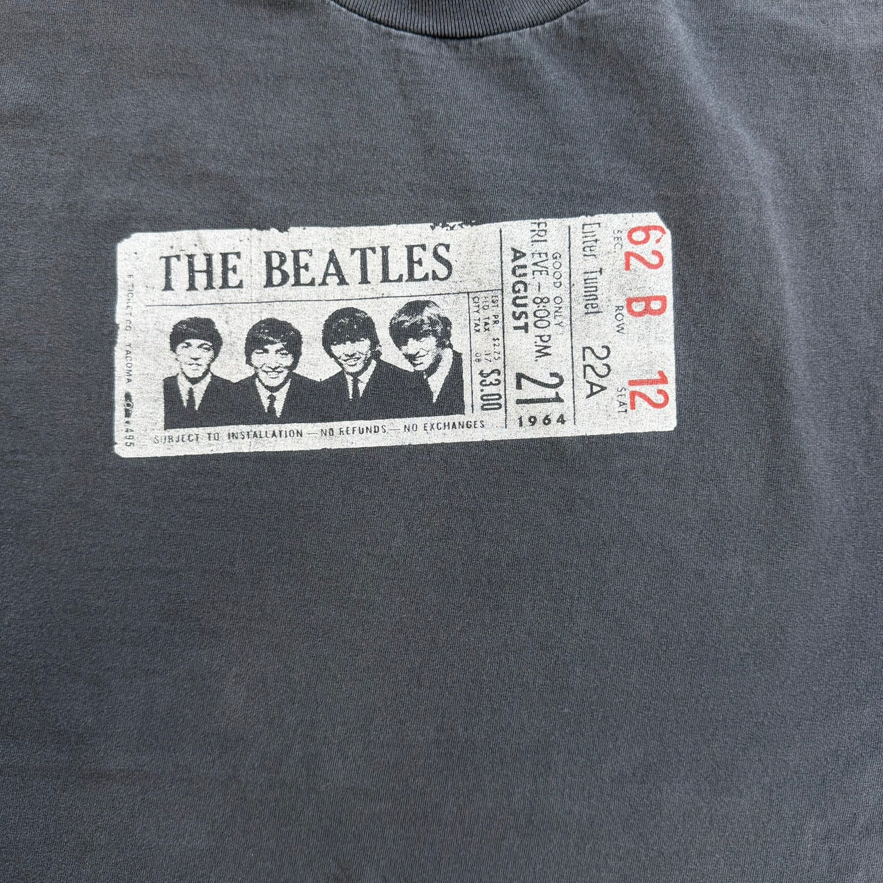 J- Vintage '05 The Beatles Ticket Graphic Tee - XL