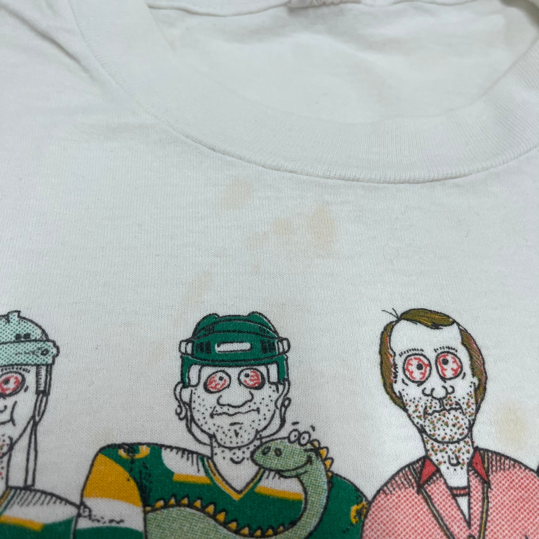 F- Vintage 1987 Minnesota No Stars NHL Parody Single Stitch Tee