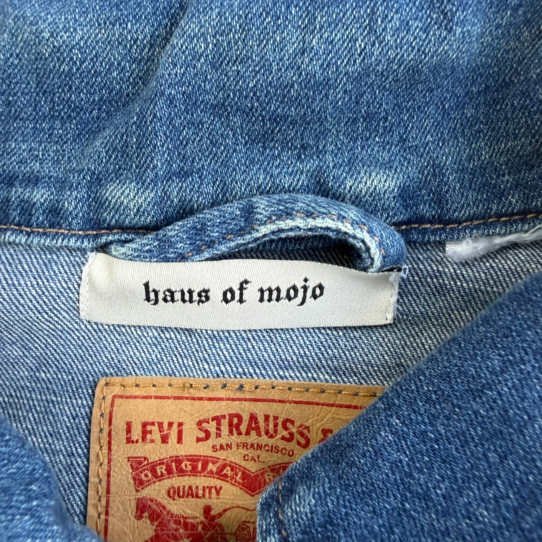 HOM Iron Maiden The Trooper Levi's Reworked Denim Jacket - 3XL