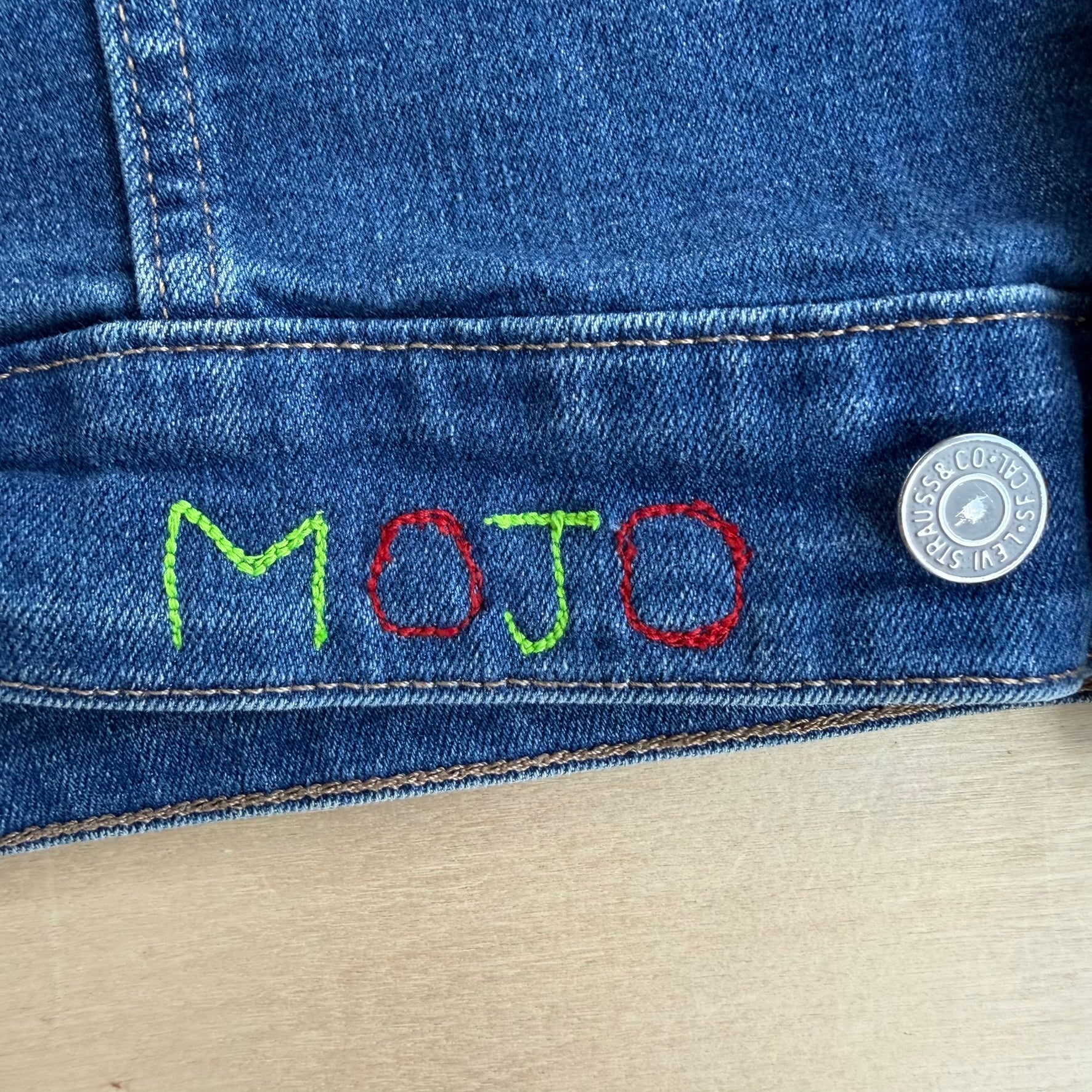 HOM Iron Maiden The Trooper Levi's Reworked Denim Jacket - 3XL