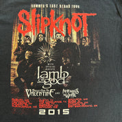J- '15 Slipknot Summer's Last Stand Tour Picture Graphic Tee - L