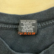 J- Vintage '95 Harley Davidson Lafayette Ville Feel The Thunder Graphic Made In USA Single Stitch Tee - L