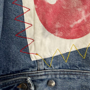 HOM Rolling Stones Tongue Logos Reworked Denim Jacket - M