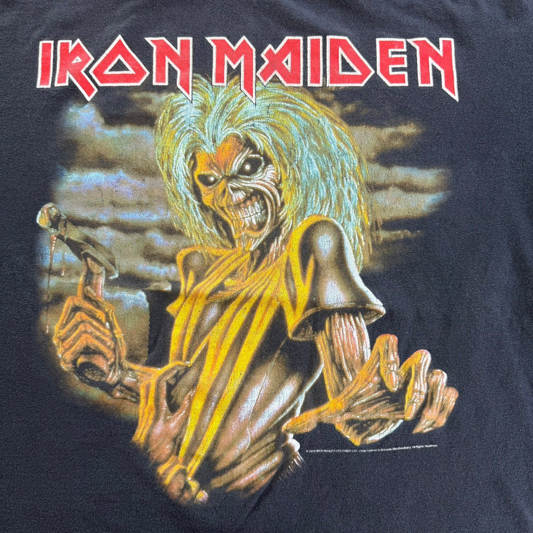 J- Vintage '10 Iron Maiden Killers Album Cover Graphic Tee - XL