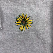 J- Vans Sun Flower Graphic & Text Hoodie - M
