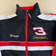 Vintage 90s Kids Nascar Dale Earnhardt Light Weight Zip Up Jacket - Kids M