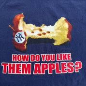 J- Vintage '07 Boston red Sox MLB How Do You Like Them Apples? Graphic Tee - 2XL