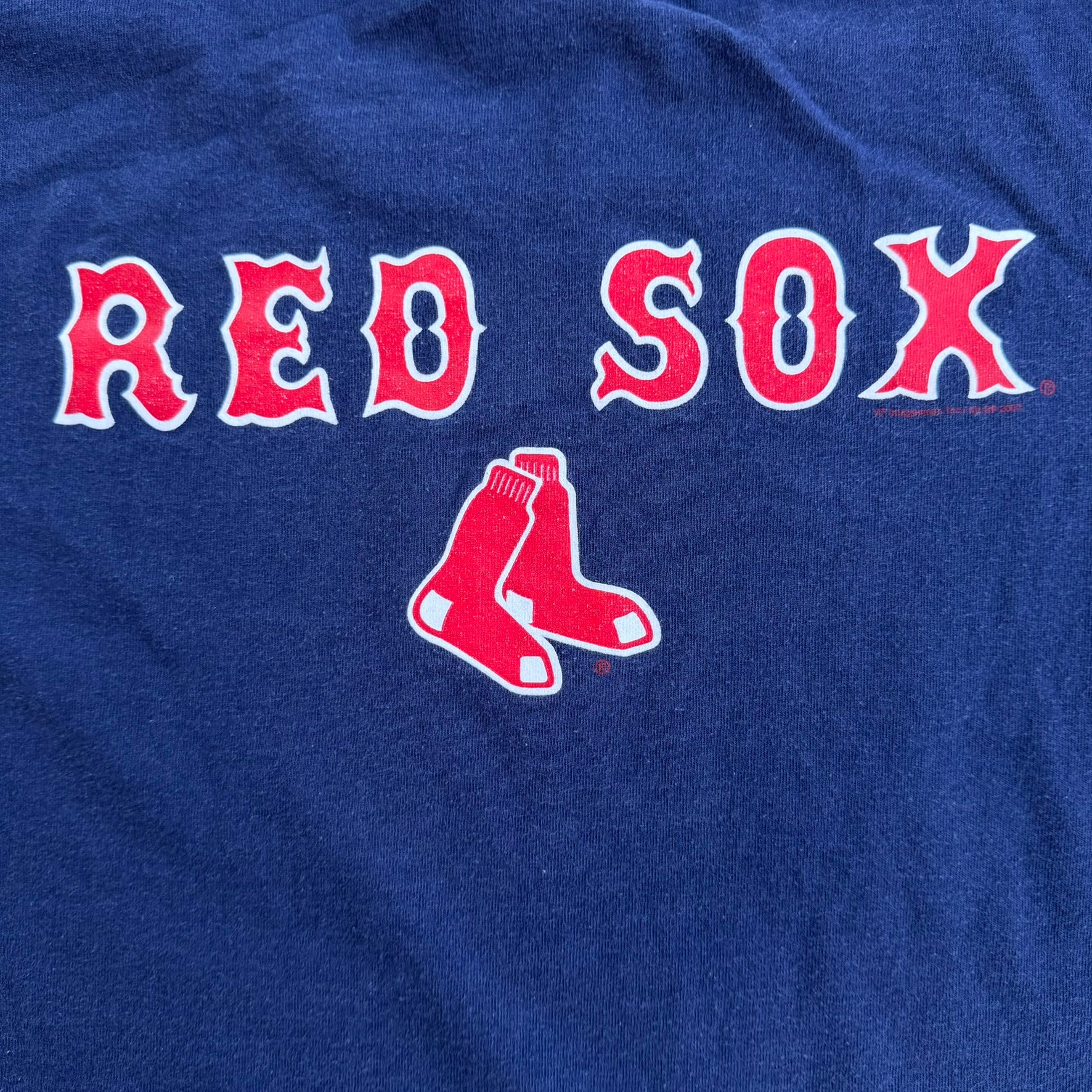 J- Vintage '07 Boston red Sox MLB How Do You Like Them Apples? Graphic Tee - 2XL