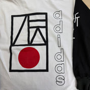 J- Vintage Adidas Of Japan Graphic & Text Quarter Zip Crewneck - S