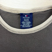 J- Vintage Tommy Hilfiger Logo Exposed Stitching Tee - 2XL