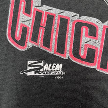 Load image into Gallery viewer, F- Vintage 1991 Chicago Bulls NBA Salem 25th Season Single Stitch Tee
