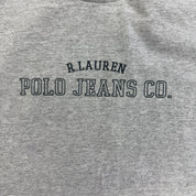 J- Vintage Polo Jeans Ralph Lauren Text Tee - M