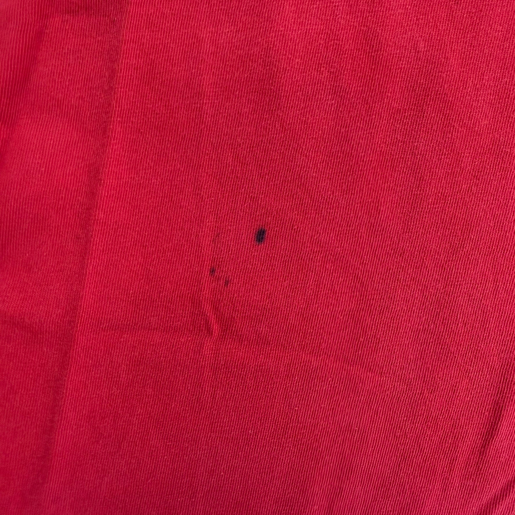 J- Vintage Tommy Hilfiger Denim Puff Print Logo & Text Tee - L