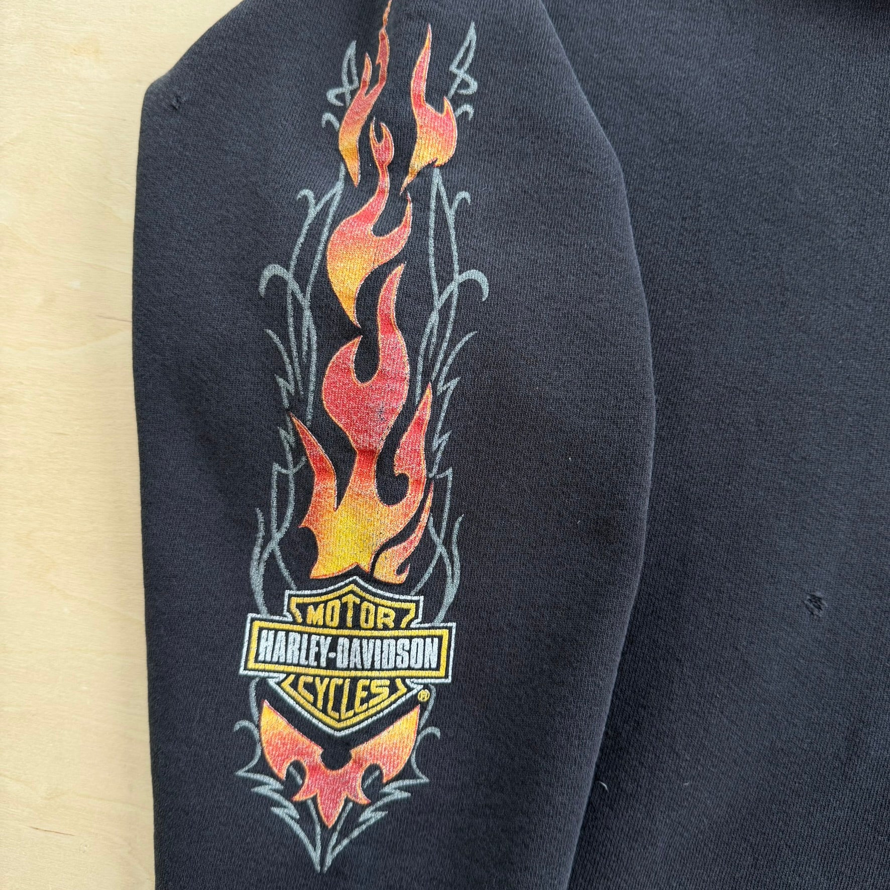 J- Vintage '02 Harley Davidson Kane's Kelowna BC Graphic Hoodie - XL