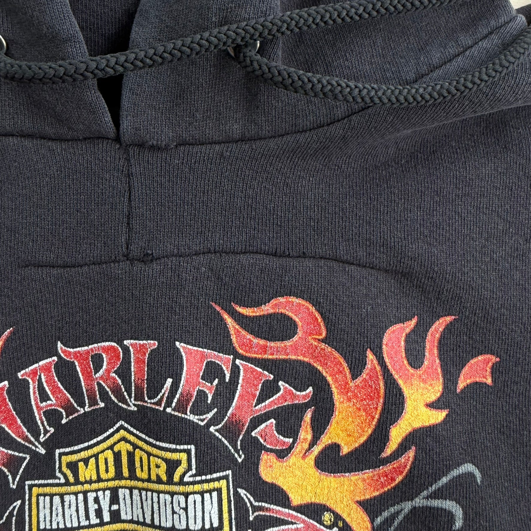 J- Vintage '02 Harley Davidson Kane's Kelowna BC Graphic Hoodie - XL