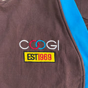 Vintage Coogi Embroidered Logo Sweatshirt Cardigan - 5XL