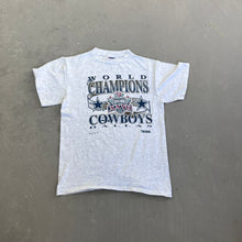 Load image into Gallery viewer, F- Vintage 1992 Dallas Cowboys Super Bowl 27 NFL Single Stitch Tee
