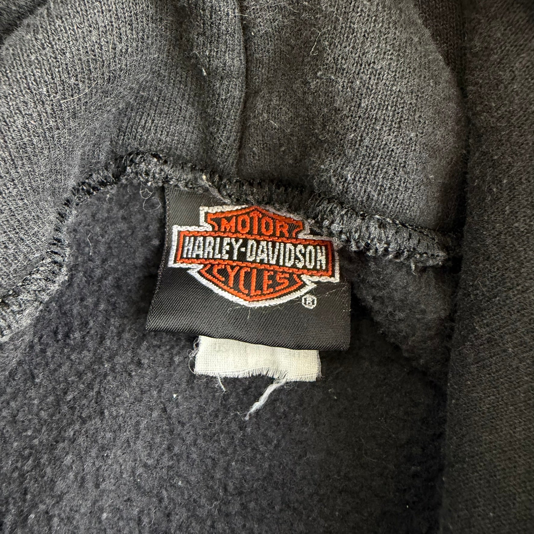 J- Vintage '98 Harley Davidson Reno Nevada Feel The Heat Graphic Hoodie - XL