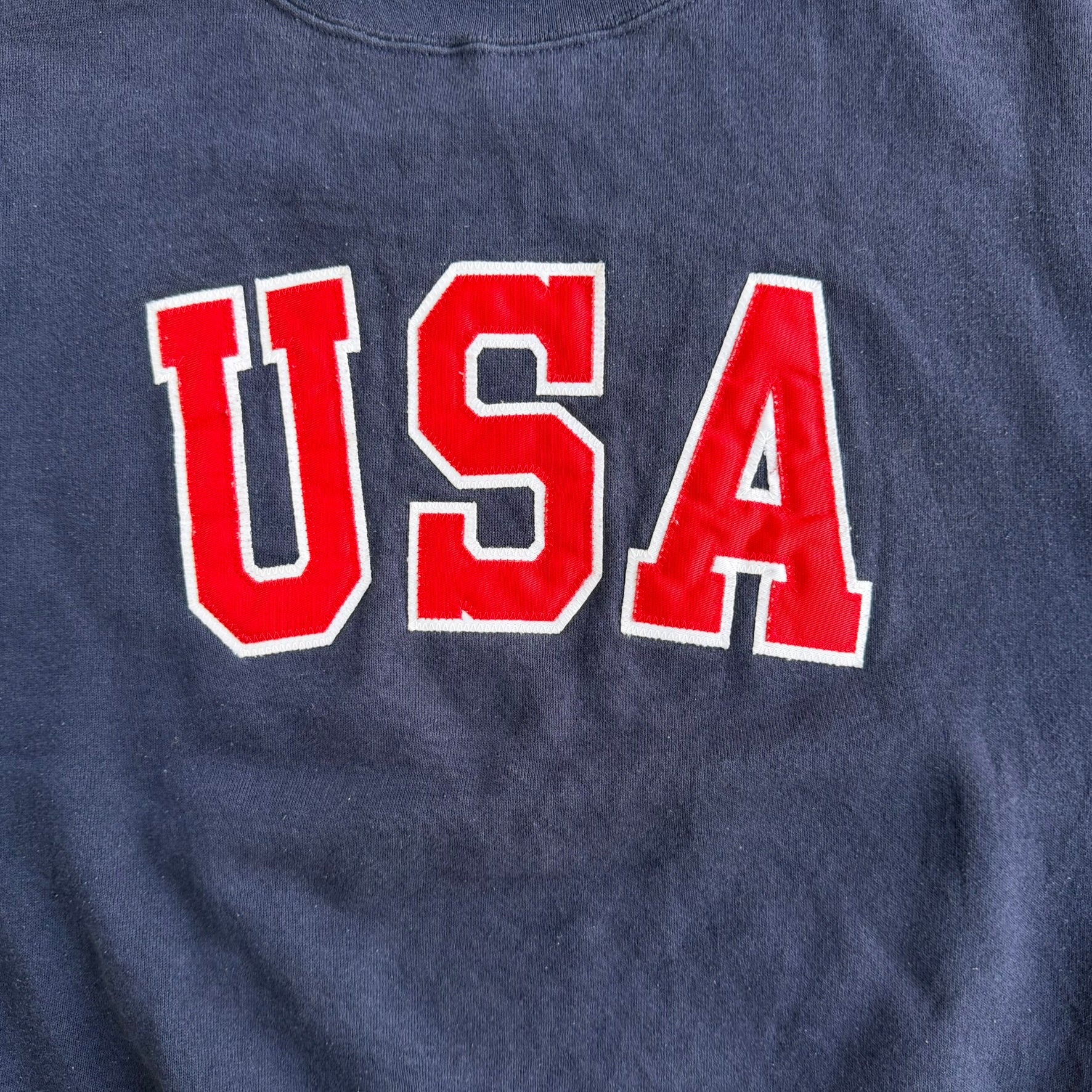 Vintage 90s Jansport USA Embroidered Letters Made In USA Crewneck - L