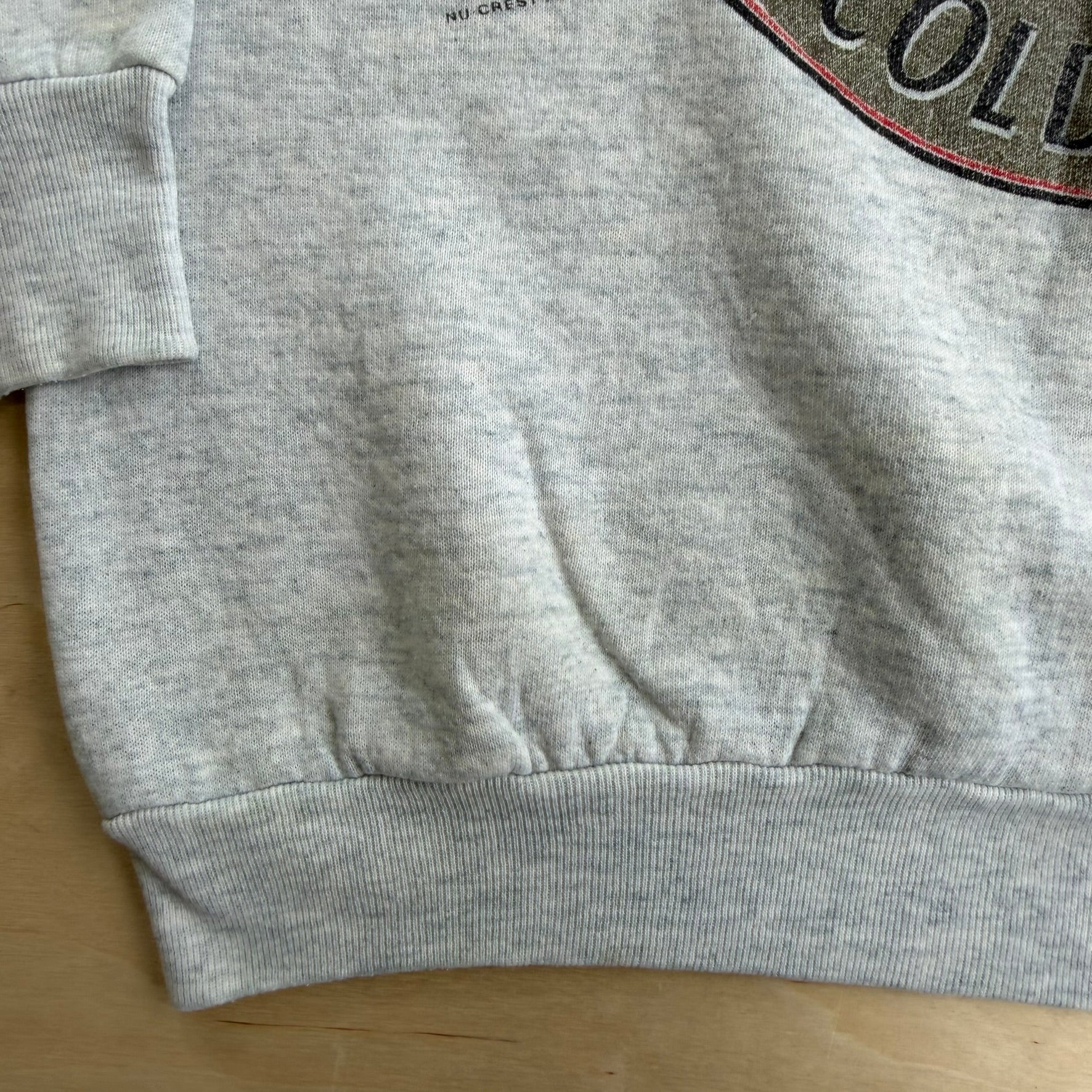 J- Vintage '92 Labatt Genuine Draft Beer Graphic Crewneck - L