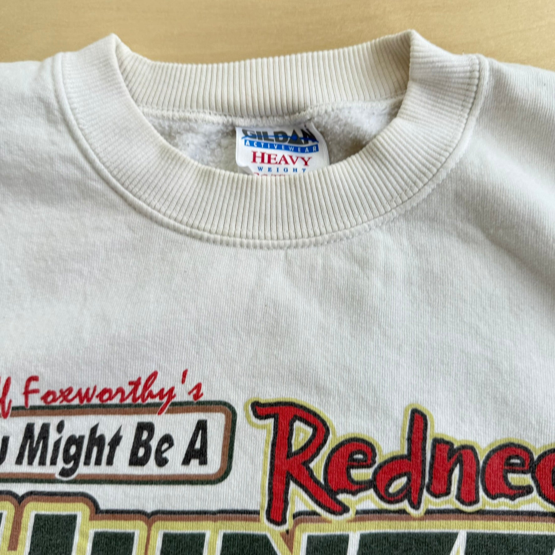 J- Vintage '99 Jeff Foxworthy's Redneck Wear Graphic Crewneck - 2XL