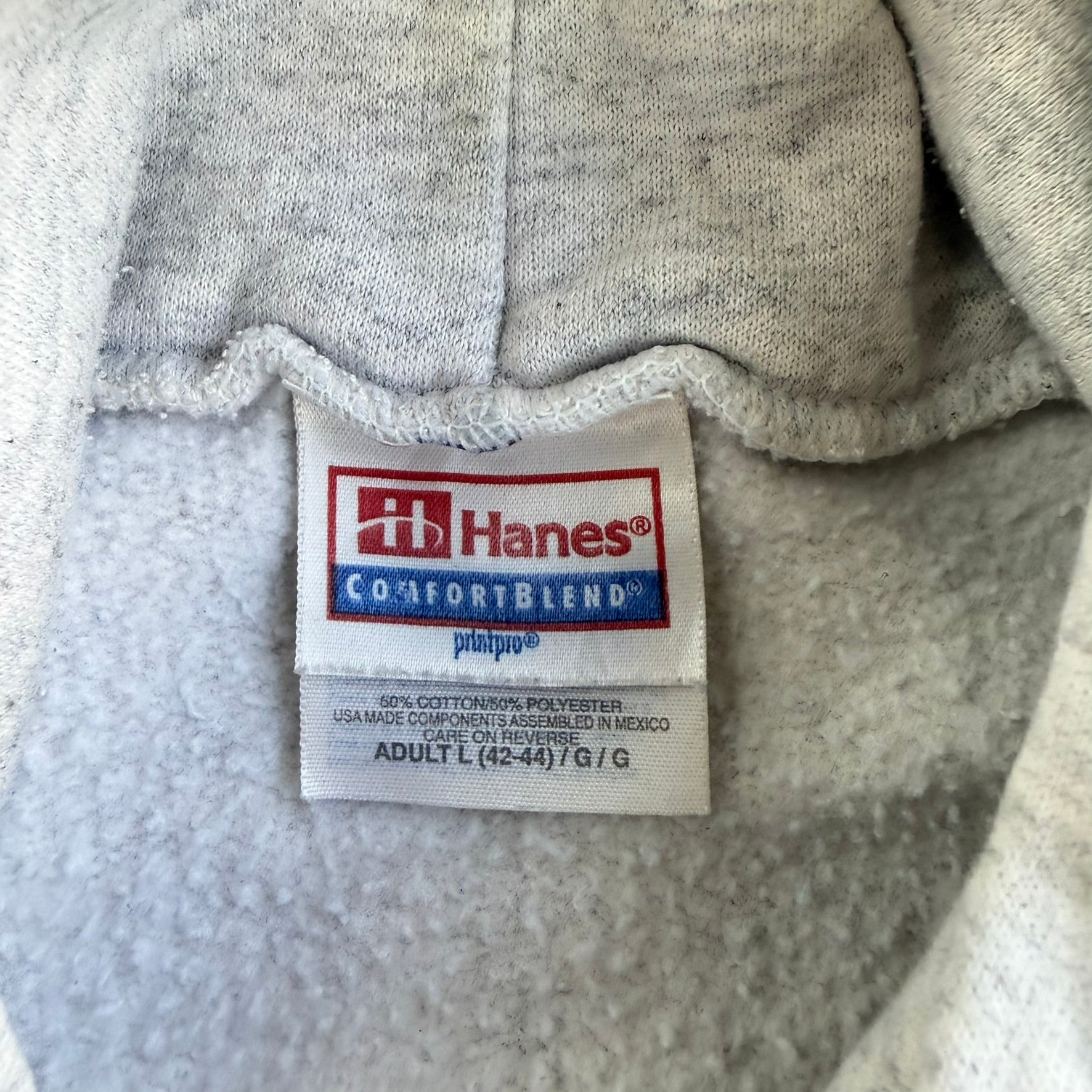 Vintage 90s Lazy Ass Inactive Wear Graphic Hanes Comfortblend Hoodie - L