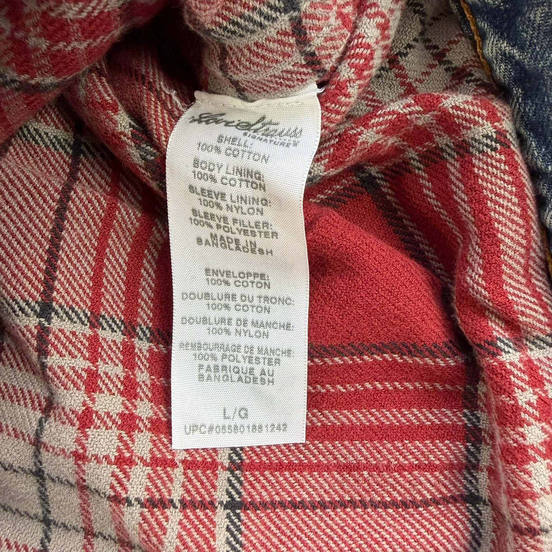 Vintage Levi's Signature Flannel Lined Denim Jacket - L