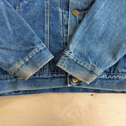 Vintage 90s Budweiser Beer Logo Denim Jacket - L