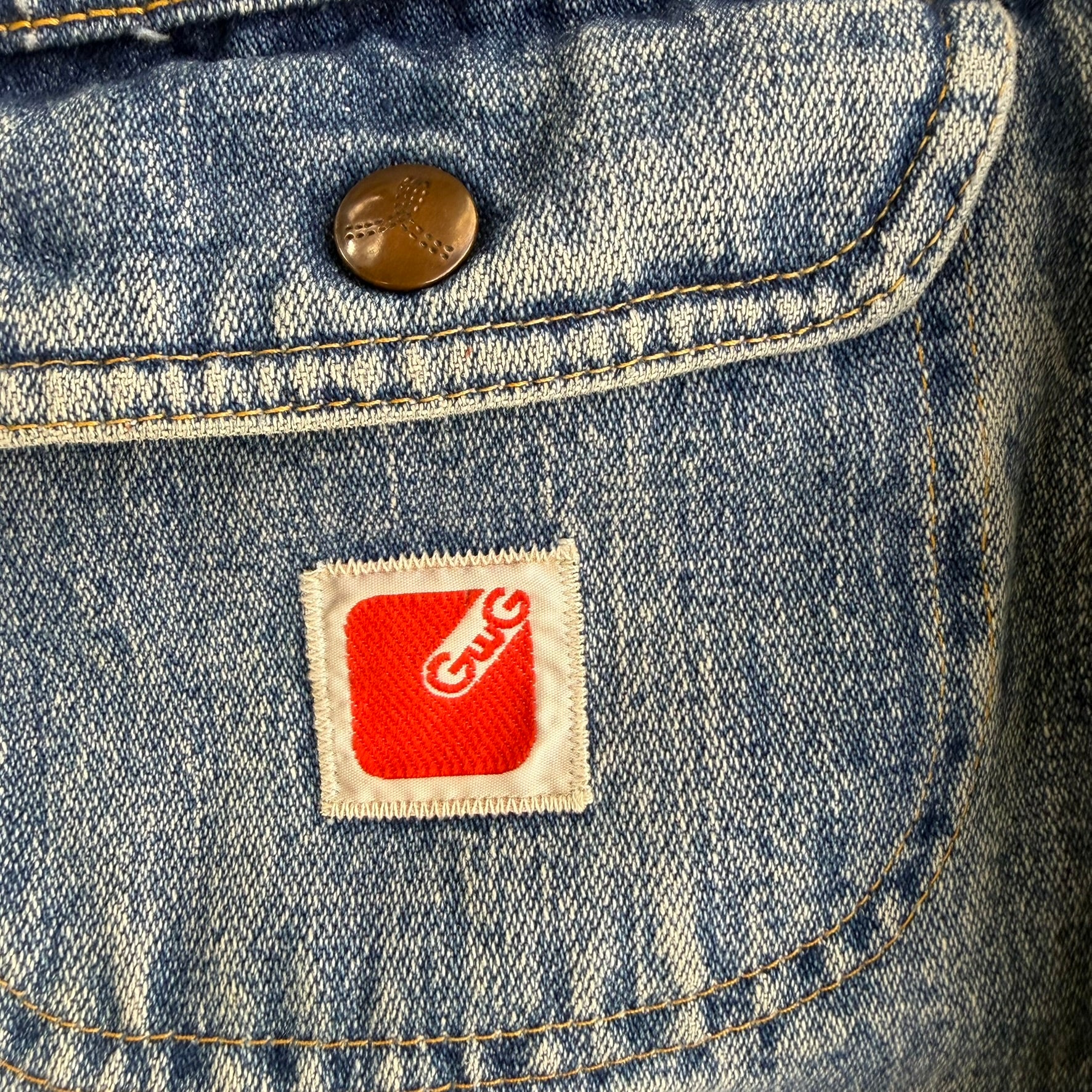 Vintage 80s GWG Made In Canada Snap Button Denim Jacket - M