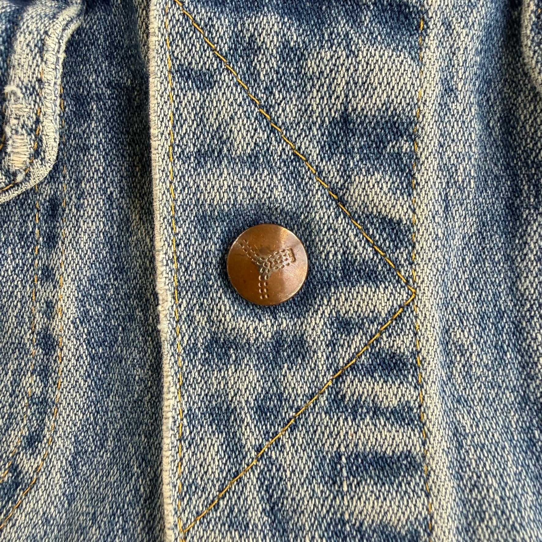 Vintage 80s GWG Made In Canada Snap Button Denim Jacket - M