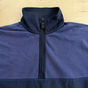 J- Vintage Nautica Marine Denim Co. Quarter Zip Crewneck - L