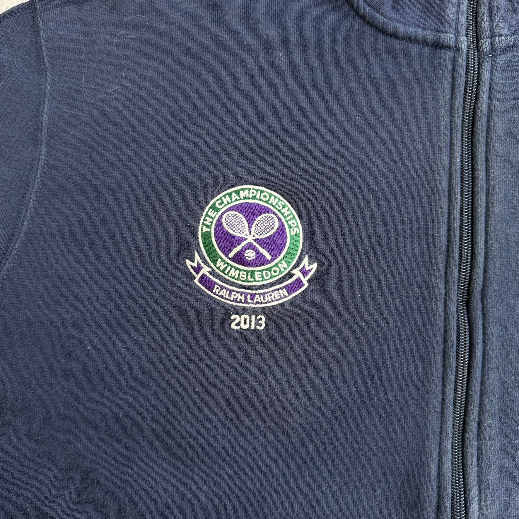 J- '13 Polo RL Wimbledon Tennis Championship Zip Up Track Jacket - 2XL