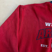 Vintage University Of Arizona Wildcats Lee Embroidered Logo & Text Crewneck - L