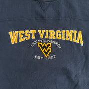 Vintage University Of West Virginia Mountaineers Lee Embroidered Logo & Text Crewneck - L